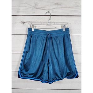 Nike Dri Fit Men Blue Pocket Sport High Rise Running Training Shorts Size‎ S